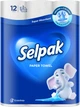 Паперові рушники Selpak 3 шари 80 відривів 12 рулонів (8690530125001) - изображение 1