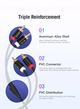 Мультимедійний кабель Vention 2RCA to 2RCA Audio Cable тюльпани 1 м Black (VAB-R06-B100) - зображення 7