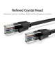 Интернет кабель Vention Cat.6 UTP Ethernet сетевой шнур патч-корд 1000 Мбит/с 250 МГц 15 м Black (IBEBN) - изображение 5