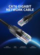 Интернет кабель Vention Cat.6 UTP Ethernet сетевой шнур патч-корд 1000 Мбит/с 250 МГц 15 м Black (IBEBN) - изображение 6