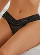 Женские трусики стринги украшены кружевом Summer Breeze FINETOO 1324-46 Черный L (46) - изображение 1
