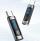Адаптер OTG Essager ES-OTG16 переходник Type-C F/M с дисплеем для быстрой зарядки и передачи данных, 240 Вт, темно-серый (84202974) - изображение 8