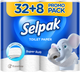 Туалетная бумага Selpak Белая 32+8 шт (8690530059474) - изображение 1