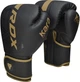 Боксерские перчатки RDX F6 Kara 14 унций + Капа Matte Golden (BGR-F6MGL-14OZ) - изображение 3