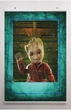 Постер BEGEMOT Вартові галактики Маленький Грут Guardians of the Galaxy 40x61 см (1120939) - зображення 2