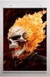 Постер плакат BEGEMOT Поп-Арт Призрачный гонщик Ghost Rider 40x61 см (1121256) - изображение 2