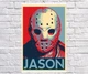 Постер плакат BEGEMOT Поп-Арт Джейсон Вурхиз Jason Voorhees 40x61 см (1121307) - изображение 1