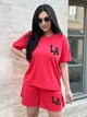Спортивний костюм жіночий AVRORA АЕ 192483 50-52 Кораловий (ROZ6501012732) - зображення 4