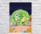 Постер плакат BEGEMOT Рик и Морти. Rick and Morty 61х90 см (1121614-1) - изображение 1
