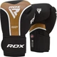 Боксерские перчатки RDX Aura Plus T-17 10 унций + Капа Black Golden (BGR-T17BGL-10OZ+) - изображение 2