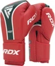 Боксерские перчатки RDX Aura Plus T-17 14 унций + Капа Red/Black (BGR-T17RB-14OZ+) - изображение 7