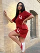 Спортивный костюм женский AVRORA АЕ 192488 50-52 Кирпичный (ROZ6501012742) - изображение 4
