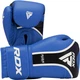 Боксерские перчатки RDX Aura Plus T-17 12 унций + Капа Blue/Black (BGR-T17UB-12OZ+) - изображение 2
