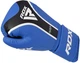 Боксерские перчатки RDX Aura Plus T-17 12 унций + Капа Blue/Black (BGR-T17UB-12OZ+) - изображение 4