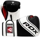 Боксерские перчатки RDX 4B Robo Kids 6 унций + Капа White/Black (JBG-4B-6oz) - изображение 4