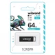 USB флеш накопитель Wibrand 64GB Chameleon Black USB 2.0 (WI2.0/CH64U6B) (202200) - изображение 2
