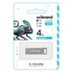USB флеш накопичувач Wibrand 4GB Chameleon Silver USB 2.0 (WI2.0/CH4U6S) (202199) - зображення 2