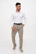 Штаны slim fit Trend Collection 1249 бежевый (colour 2) 30 - изображение 2