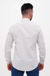 Сорочка льон стійка Trend Collection U02-152 світло-сірий 2XL - зображення 5