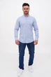 Сорочка однотонна Trend Collection U02-151 блакитний L - зображення 3
