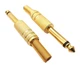 Разъем моно джек Avzhezh A0053 Jack 1/4" Gold - изображение 1