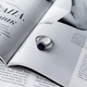 Срібна каблучка з натуральним сапфіром 4.453ct, вага виробу 4,28 гр (2157625) - зображення 2