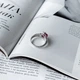 Серебряное кольцо с натуральным рубином 2.733ct, вес изделия 3,74 гр (2157878) - изображение 4