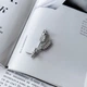Серебряная брошка с фианитами (2157120) - изображение 4