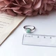 Срібна каблучка з натуральним смарагдом 1.45ct, вага виробу 2,7 гр (2150947) - зображення 7