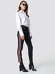 Джинсы Slim Fit женские NA-KD 1100-000259-0002 34 Черные (7325940510703) - изображение 4