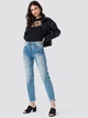 Джинсы Slim Fit женские NA-KD 1100-000224-0116 38 Синие (7325940470267) - изображение 4