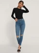 Джинсы Skinny женские NA-KD 1660-000121-0116 34 Синие (7325942872809) - изображение 3