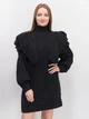 Платье короткое зимнее женское NA-KD 1018-006319-0366 XXS/XS Темно-серое (7325944775146) - изображение 1