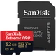 Карта памяти microSD 32Gb SanDisk Extreme Pro Class 10 UHS-I U3 V30 A1 + SD адаптер (SDSQUNC-032G-GN6MA) - изображение 1