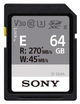 Карта памяти SD 64Gb Sony Entry C10 UHS-II U3 V30 (SFE64A.ET4) - изображение 1