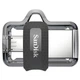 Флешка microUSB 128Gb SanDisk Ultra Dual Drive m3.0 Silver (SDDD3-128G-G46) - изображение 1