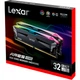 Оперативная память DDR5 32 Gb (6400 MHz) (Kit 16 Gb x 2) Lexar Ares RGB Black (LD5EU016G-R6400GDLA) - изображение 4
