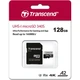 Карта памяти microSD 128Gb Transcend 340S C10 UHS-I U3 A2 + SD адаптер (TS128GUSD340S) - изображение 2