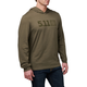 Реглан з капюшоном 5.11 Tactical® 5.11 Hooded Long Sleeve S RANGER GREEN - зображення 1