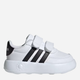 Дитячі кеди для хлопчика adidas Breaknet 2.0 CF I ID5276 26.5 Білий/Чорний (4066759164734) - зображення 1