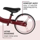 Велобіг Hudora Classic Balance Bike 12 Burgundy (10418) - зображення 4