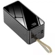 УМБ Павербанк Power bank SPO 4 роз"єми 100000 mAh з ліхтариком Чорний - зображення 1