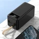 УМБ Павербанк Power bank SPO 4 роз"єми 100000 mAh з ліхтариком Чорний - зображення 4