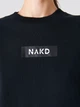 Свитшот женский NA-KD 1018-001456-0002 XS Черный (7325941063017) - изображение 4