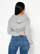 Худи женское NA-KD 1018-002579-4390 XL Серое (7325941615834) - изображение 2