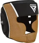 Боксерский шлем RDX AURA PLUS T-17 S Black/Golden (HGR-T17BGL-S+) - изображение 2