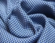Ткань для одежды вискоза MAX MARA плательная креповая принтованая в бело синий ромбик м пог MI 90 - изображение 1