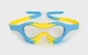 Окуляри-маска для плавання Arena SPIDER KIDS MASK блакитний, жовтий Діти OSFM - зображення 2