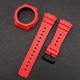 Ремешок + безель (рант) для Casio G-Shock GA-2100 Red BK - изображение 2