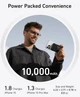 Швидкісна магнітна батарея з підставкою і дисплеєм Anker MagGo Qi2 15W Ultra-Fast MagSafe Powerbank, 10 000mAh для iPhone 17/17 Pro/17 Pro Max, iPhone 16/15/14/13/12 Series - Black (A1654B) - зображення 4